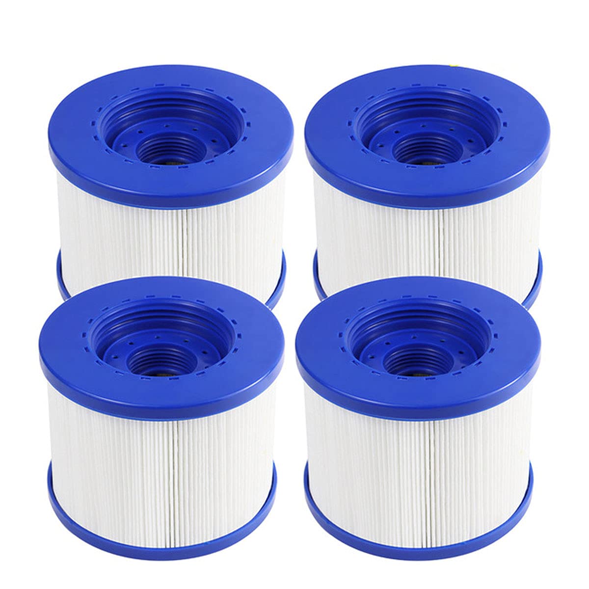 WuYan 4 Pack Swimming Pool Filter Replacement Hot Tube Water Health Wave Spa104mm PET+non-woven Fabric Compatible With Clever Spa