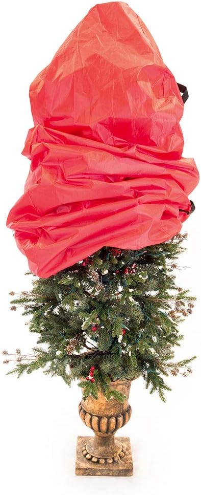 Holiday Décor Storage - [Upright Topiary Tree Storage Bag] - 5 Foot Christmas Tree Storage Bag for Foyer Style Artificial Trees up to 5 Feet Tall - Keep Your Fake Tree Standing and Assembled with Ornaments | (60