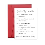 Anniversary Card Gifts for Him Her Romantic