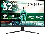 Philips Evnia 31.5 Inch QHD Curved Gaming Monitor 180 Hz view 2