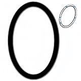 TILUODA 5 inch self-adhesive house number, modern