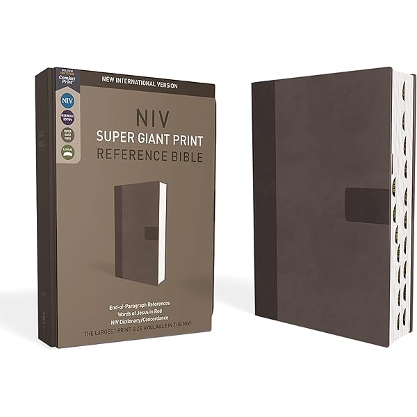 NIV, Super Giant Print Reference Bible (Font Size: 16.5-point