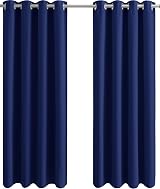 Aspire Homeware Blackout Curtains 66x90 Eyelet Navy 2 Panels Thermal