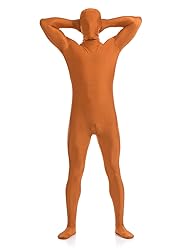 Ensnovo Mens Full Body Tights Suit Costumes Spandex