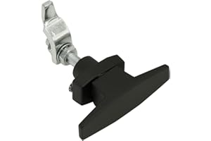 Southco E3-41-15 Series Vise Action Powder Coated Zinc Alloy Hand/Key Operated Compression Latch, Non Locking, Pack of 1