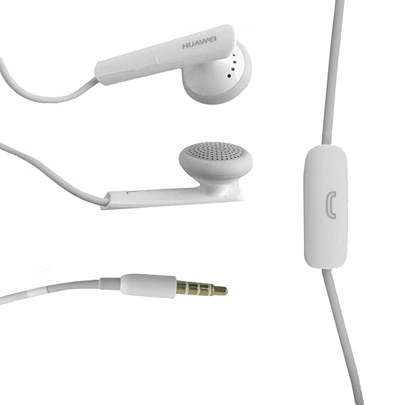 Genuine Huawei Weiß 3.5mm Stereo Kopfhörer Headset mit Mikrofon für geeignet Huawei Ascend Y220, Y320, Y520, Y550, Y530, G630