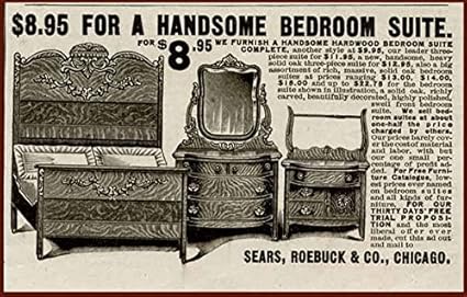 Amazon Com 1903 Ad For Complete Sears Bedroom Suite For