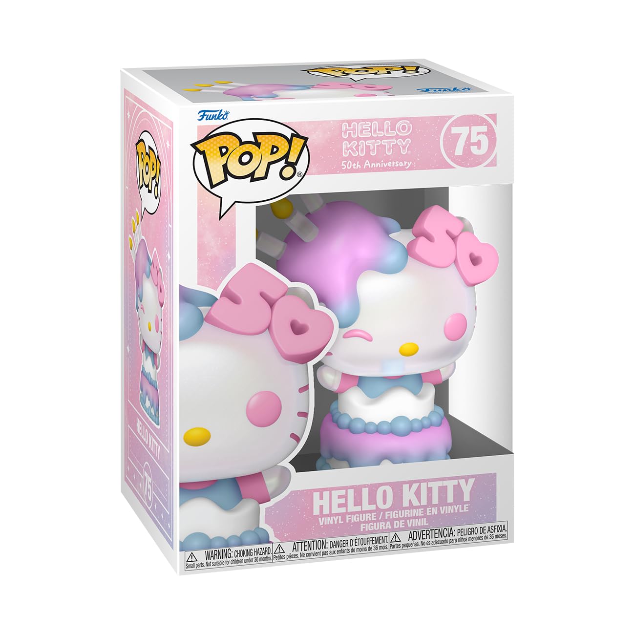 Funko Pop! Sanrio: Hello Kitty 50th - Hello Kitty In Cake - Collectable Vinyl Figure - Gift Idea - Official Merchandise - Toys for Kids & Adults - Anime Fans - Model Figure for Collectors and Display