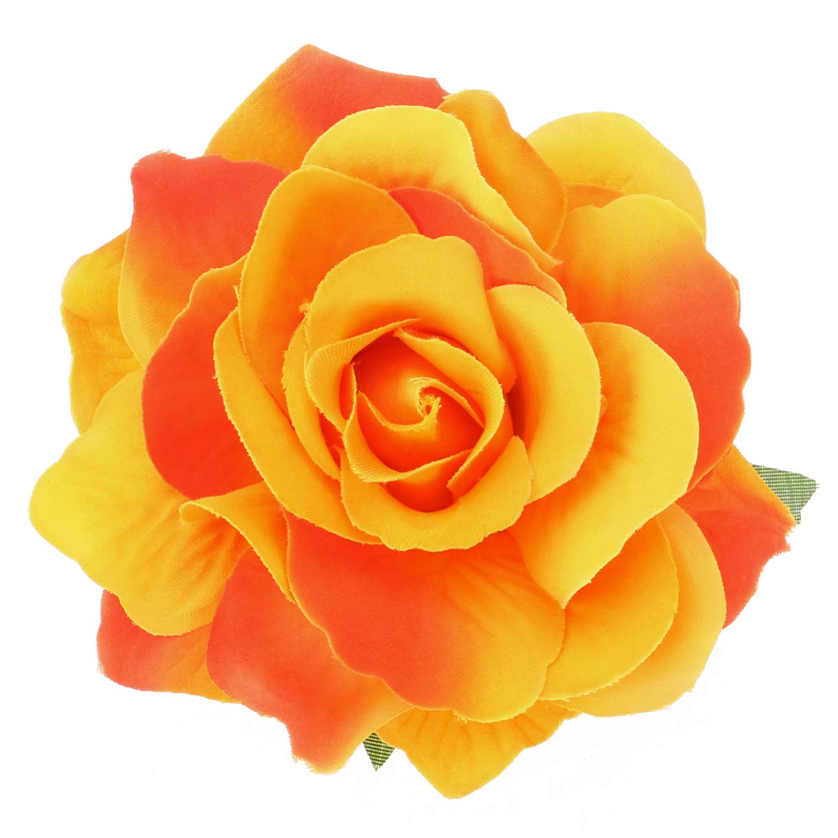 Uonlytech Rose Hair Clip Rose Flower Hair Clip Comb Flower Brooch 2 in 1 Artificial Big Wedding Fabric Flowers for Women Girl Bridal Party (Orange) Wedding
