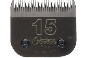 Oster Elite CryogenX Professional Animal Clipper Blade, Size 15 (078919-526-005)
