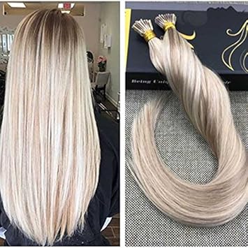 22inch P18 613 Ugeat 22inch 50strands Highlights Ash Blonde