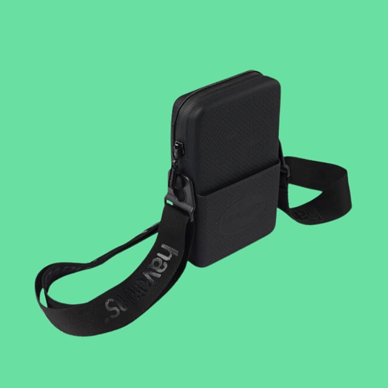 - Street Bag, Sac Pratique et Polyvalent, avec Bandoulière Ajustable de 1,20 m, Imperméable, Adultes Unisexe, Noir