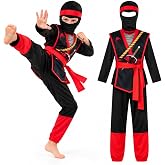 Get Trend Kids Halloween Costumes, Scary Dress Up Outfit, Role Play Set&nbsp; | Ninja Warrior, Alien and Mummy Lightweight Spooky Clothes with Masks &amp; Accessories Included, Fun Trick or Treat Party Outfits