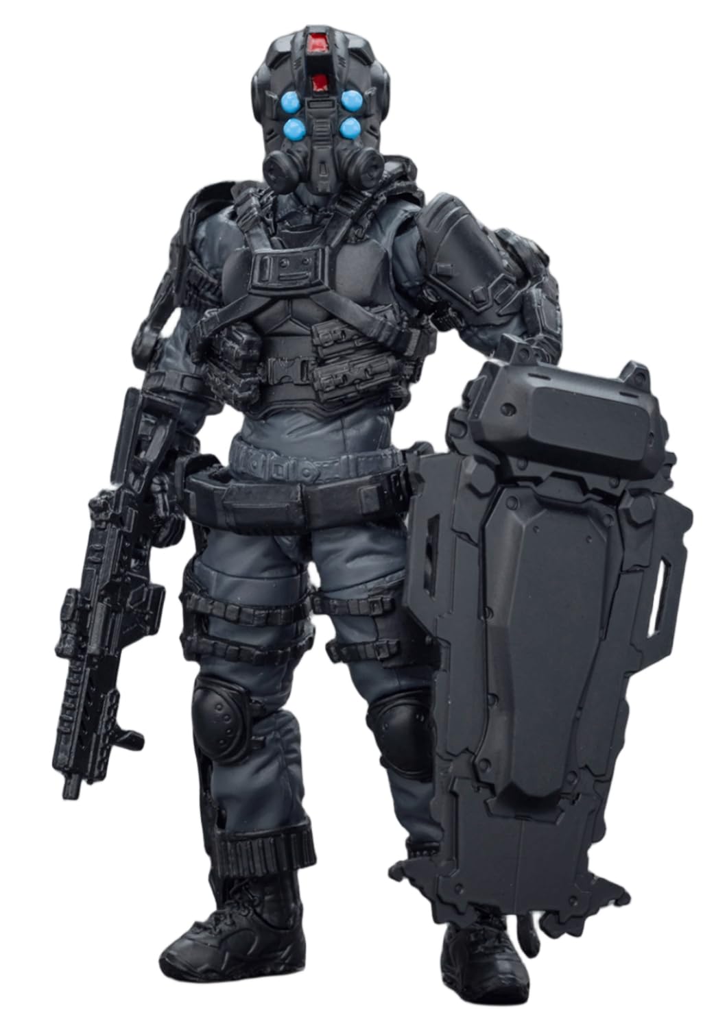 HiPlay JoyToy Warhammer 40K Collectible Figure: Army Builder Promotion Pack Figure 35 - Bounty Hunter with Riot Shield 1:18 Scale Action Figures JT1545