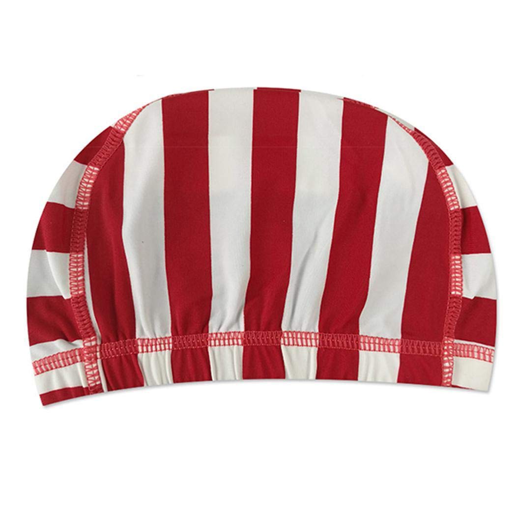 kirken Unisex High Elastic Swimming Caps Summer Water Sport Pool Hat Swim Caps