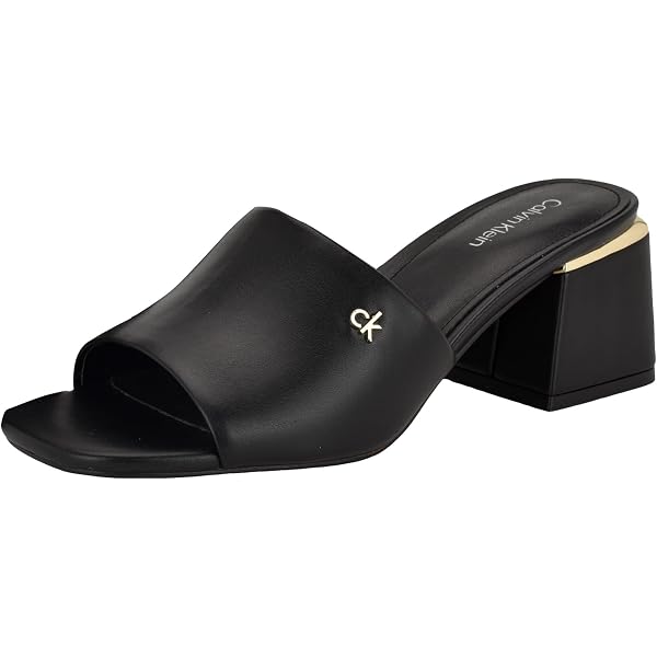 Amazon.com | Calvin Klein Women's Valery Heeled Sandal, Almond 120, 11 |  Heeled Sandals