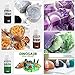 Allinko Yilador Dye Kit Food Grade Skin Safe (5.3 OZ) Vegan Gluten-Free, Liquid Bath Bombs Colorant Set Soap Making Supplies (Red Black Pink Brown Lavender Lemon etc.), 15 Bottles