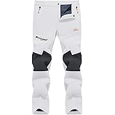 TACVASEN Men's Snow Ski Pants Winter Fleece Lined Pants for Mens Water Resistant Snowboarding Hiking