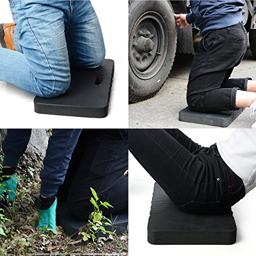 UHBGT Kneeling Pad, EVA Memory Foam Pad, Garden Kneeling Cushions Soft Thick Kneeling Mat for Scrubbing Floors, Gardening Construction, 18" x 11" x 1.5",Black - Thumbnail 5