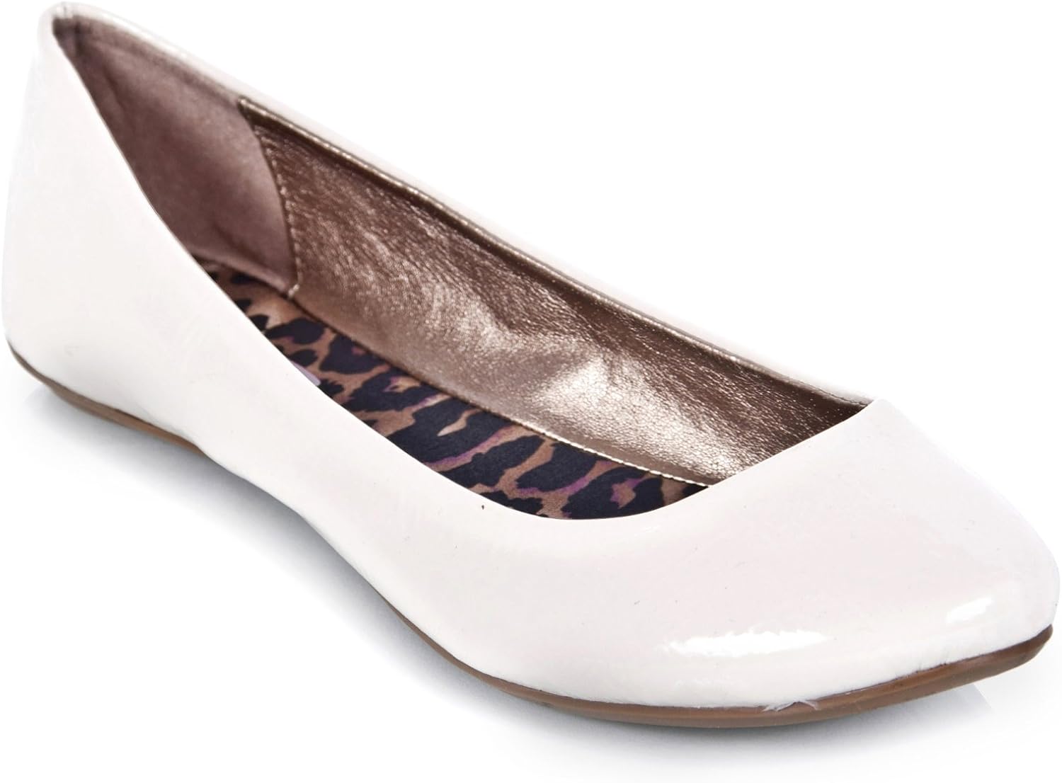 ivory ballerina flats