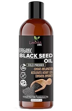 Luxura Sciences Black Seed (Kalonji) Hair Oil for Hair Growth, Cold Pressed, 100% Pure and Natural, 250 ml