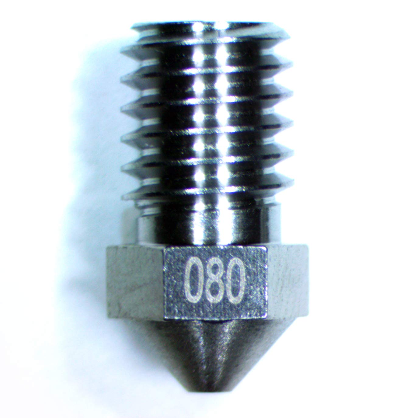 Impresora 3D de tungsteno M6 Boquilla extrusora, 0.8 mm de d