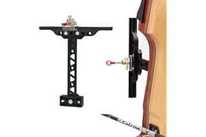FUNTRESS Recurve Bow Target Sight T Shape Adjustable with Ring Pin with Dot Detachable Archery Target Tools Accessories