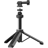AGVEE Selfie Stick Tripod for Gopro Action Camera | Reinforced Nylon-Fiberglass Legs, Desktop Portable Vlog Travel Selfie Stick Webcam for Xtra Edge, Sony ZV1F, Insta360