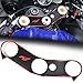 Handle Yoke Cover Gel Protector Sticker for 04-08 Yamaha YZF R1 (Carbon Fiber Look/Red Trim)