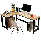 家具コンピュータデスク事務机木製コーナーデスクコンピュータワークステーション大型PCゲームデスクホームオフィステーブル