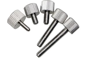 HH FASTENERS M3 x 10mm Thumb Screws Plain Type Metric (Thread Dia. 3.0mm) Knurled Head,10 Piece