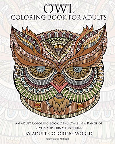 81 Ornamental Owls Owl Coloring Book For Adults Free Images