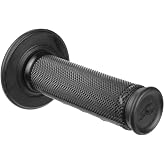 Renthal G197 Diamond/Half Waffle, Black/Black, Ultra Tacky Dual Compound MX/Enduro Grips