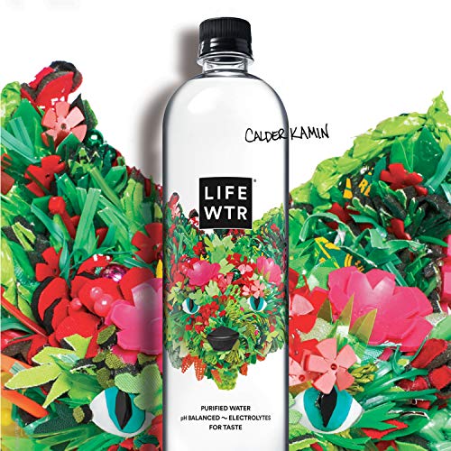 LIFEWTR, Premium Purified Water pH Balanced with Electrolytes For Taste, 1 Liter bottles (6 Pack)