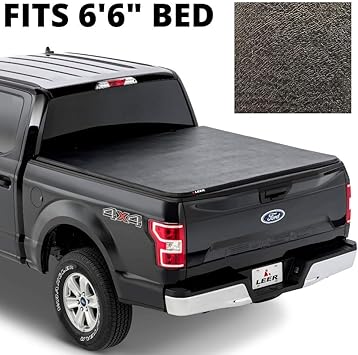 Amazon Com Leer Latitude Fits 2004 2014 Ford F 150 With 6 6 Ft Bed Easy Install Soft Tri Fold Truck Bed Tonneau Cover Automotive