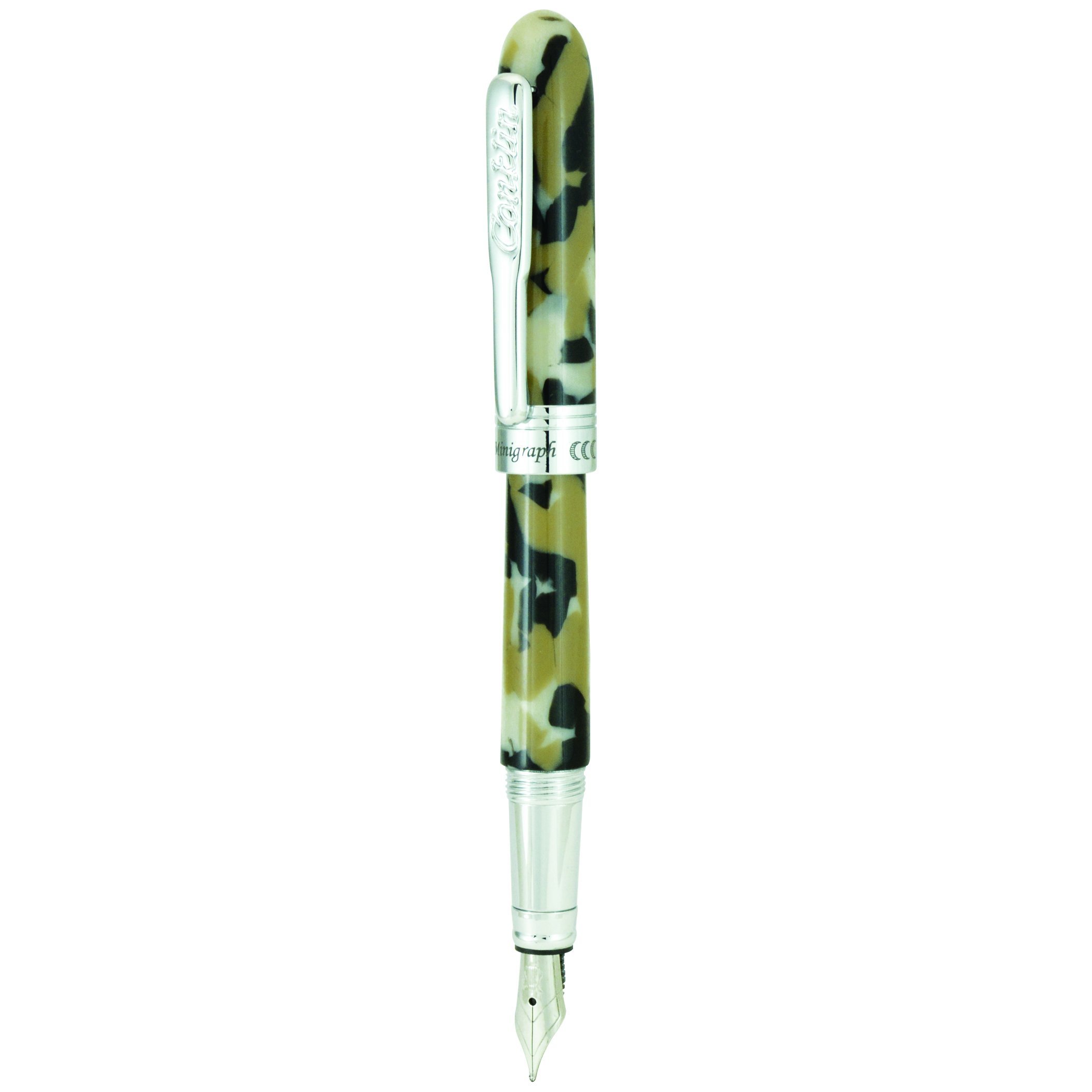 Conklin CK71586 Minigraph Omniflex Fountain Pen - White Satin