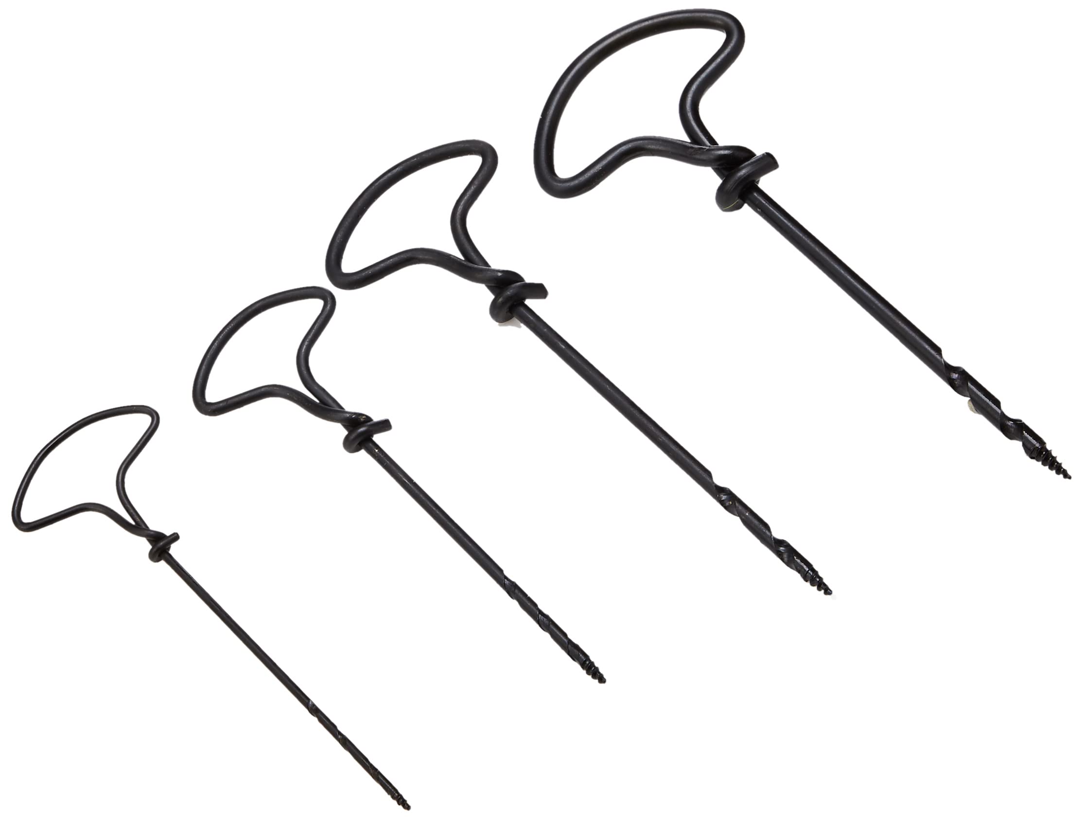 Tivoly 11100722345 Set of 4 Wooden Trays, Black