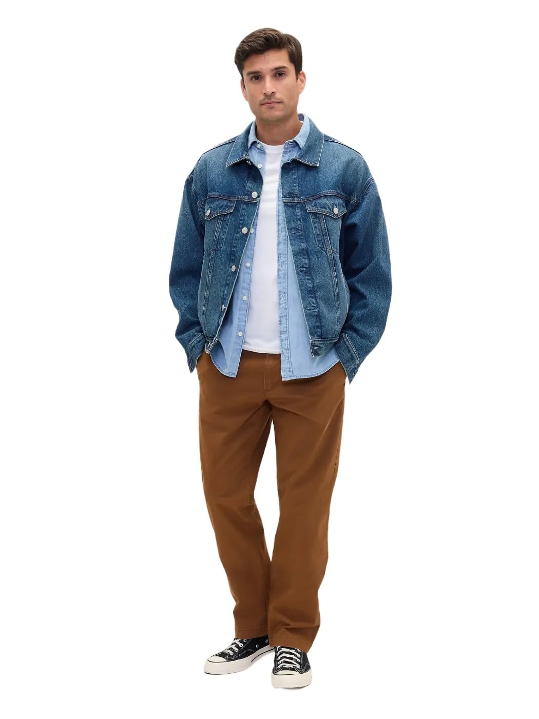 GAP Mens Essential Slim Fit Khaki Chino Pants Rich Ginger 38X30 Image GAP Mens Essential Slim Fit Khaki Chino Pants Rich Ginger 38X30 Image