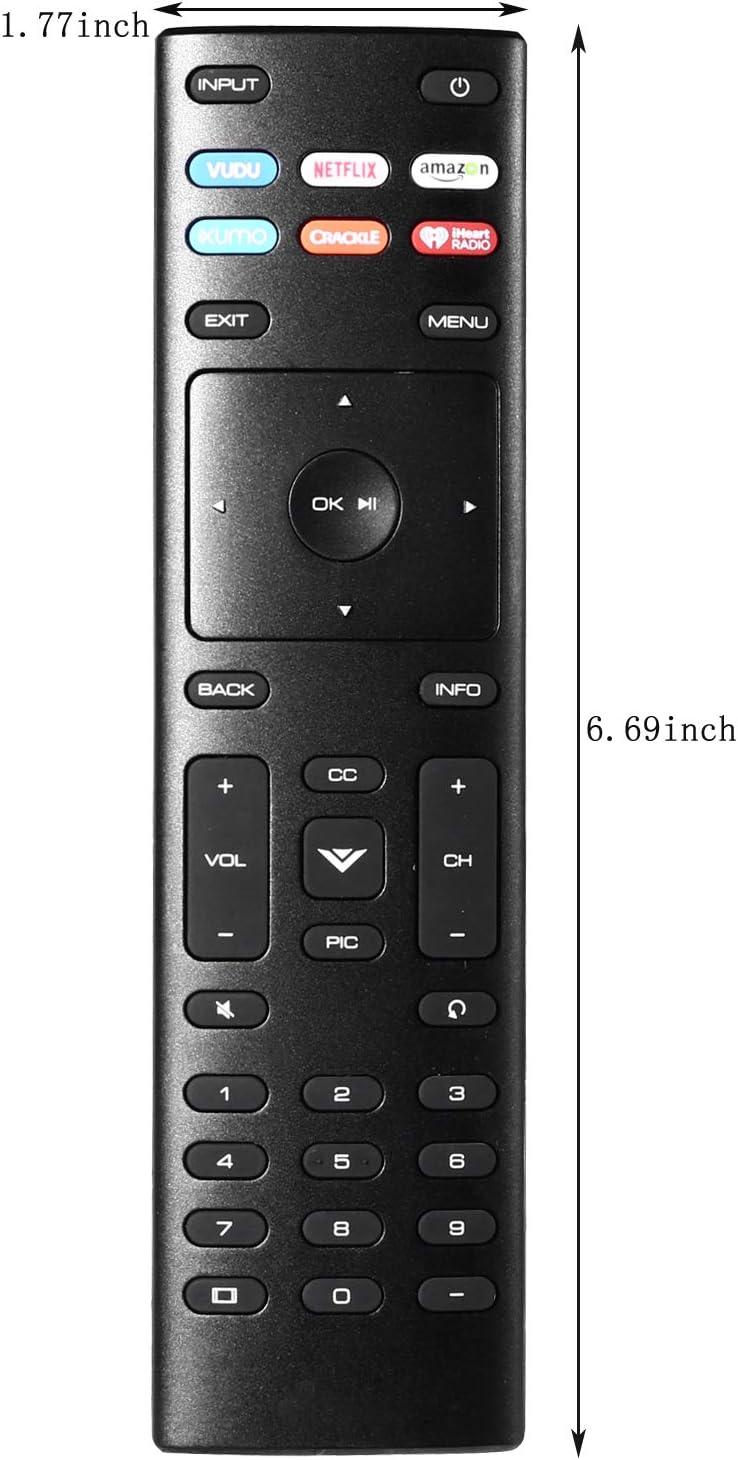 XRT136 Universal Replacement Remote Control Compatible with All Vizio Smart TV Include D-Series M-Series P-Series V-Series: Home Audio & Theater