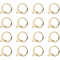 Pandahall 20pcs Stainless Steel Earring Hooks - Mixed Color Ear Wires For DIY Jewelry Making