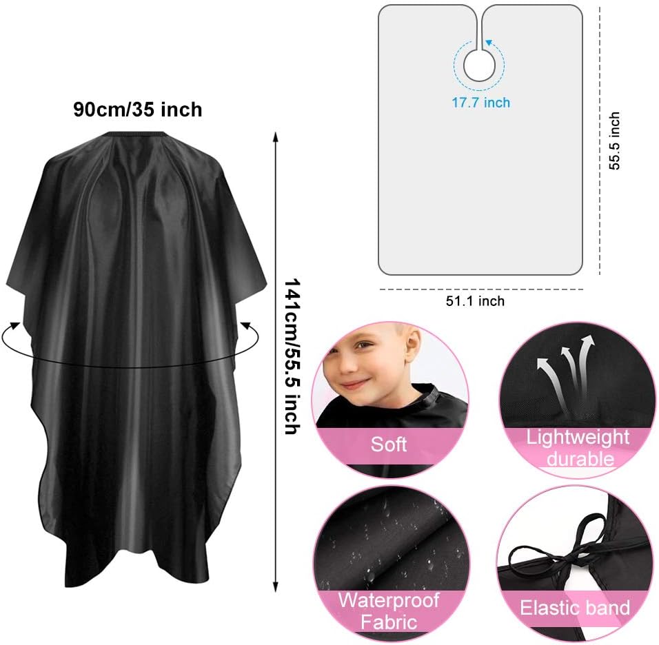 10 Pcs Hair Cutting Scissors/Shears Kit,Professional Haircut Scissor Set 6CR 660C Stainless Steel with Hair Razor Comb, Cape, Hairpin and Leather Bag for Women, Men, Kids, Pets: Home Improvement