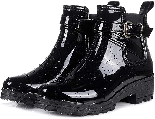 platform rain boots