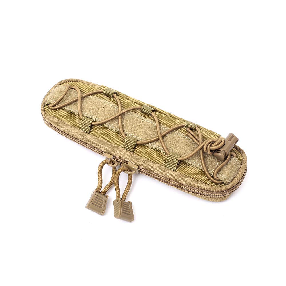 WYNEX Tactical Knife Sheath Bag, Molle Flashlight Holster Pouch Utility Tool Pouches Case Single Pistol Holder Cartridge Clip Outdoor Multi-Tool Nylon Pouch