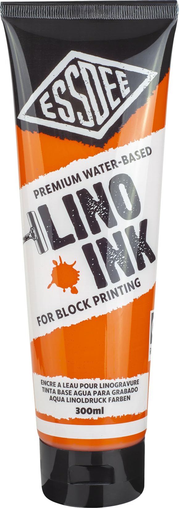 Essdee Block Printing Ink Orange, 300ml