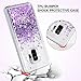 Caka Galaxy S9 Case, Galaxy S9 Glitter Case Liquid Series Luxury Fashion Bling Flowing Liquid Floating Sparkle Glitter Soft TPU Case for Samsung Galaxy S9 (Purple)