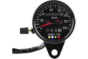Universal Odometer Speedometer Indicator Lighting Motorcycle Gauge for Motorcycle