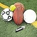 house-M Dual Action Ball Pump - Just 6 Inches Small, Premium Hose Holder with Needle, Effective Air Pump for Ball Maintenance, Basketball, Volleyball, Football - with 3 Needles and 2 Nozzle