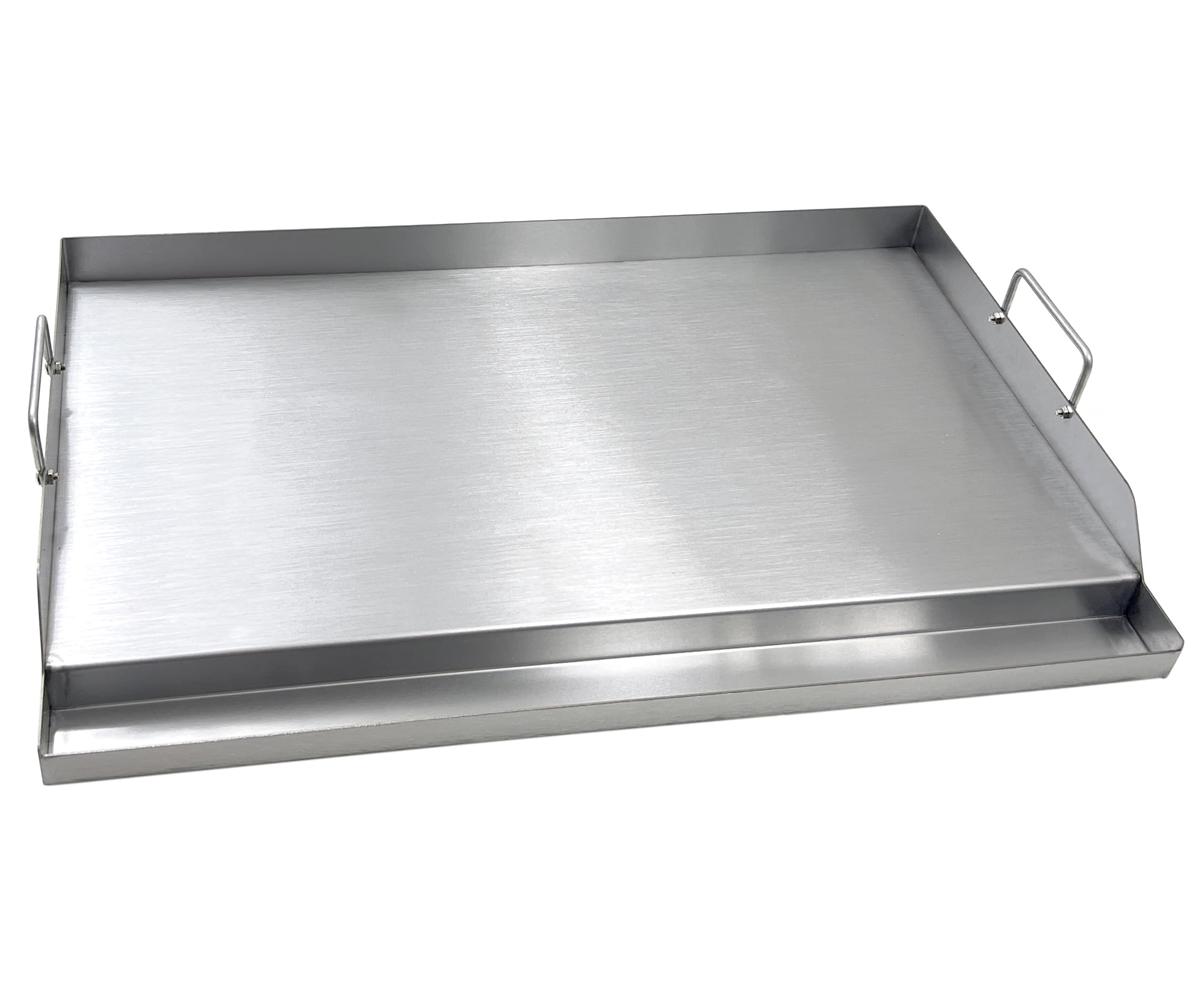 Direct Store Parts Edelstahl Grillplatte DS127 – 63,5x40,6 Cm, Mit 2 Griffen, Für Gasgrills
