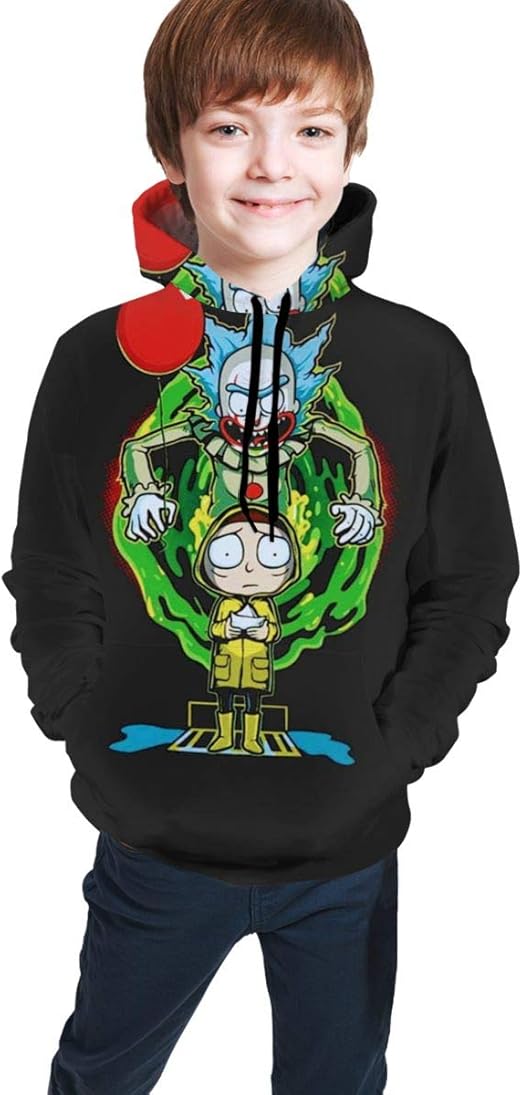 rick and morty hoodie kids