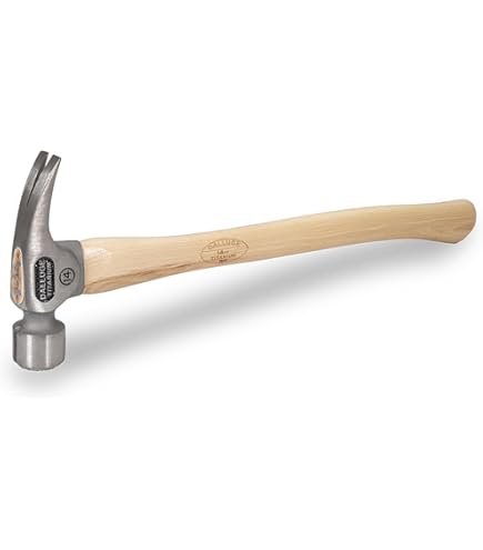 VAUGHAN DF Series 16 oz Framing Hammer, Smooth Face, Hickory